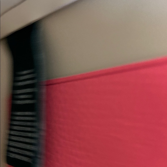 Lauren Ralph Lauren Newberry Medium Vibrant Pink Pebbled Tote Bag - Picture 7 of 14